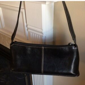 Kenneth Cole black small leather bag